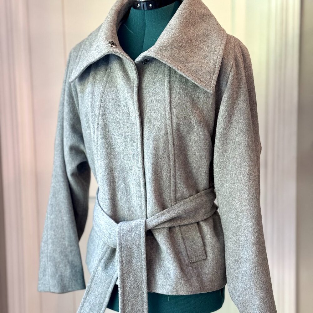 H & M Jacket with Tie Belt
